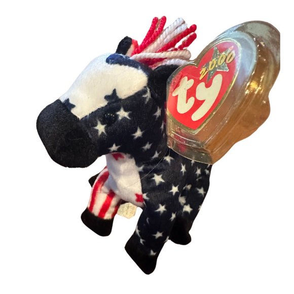 Ty Beanie Babies Left the Donkey 2000 - NWT - Picture 2 of 9